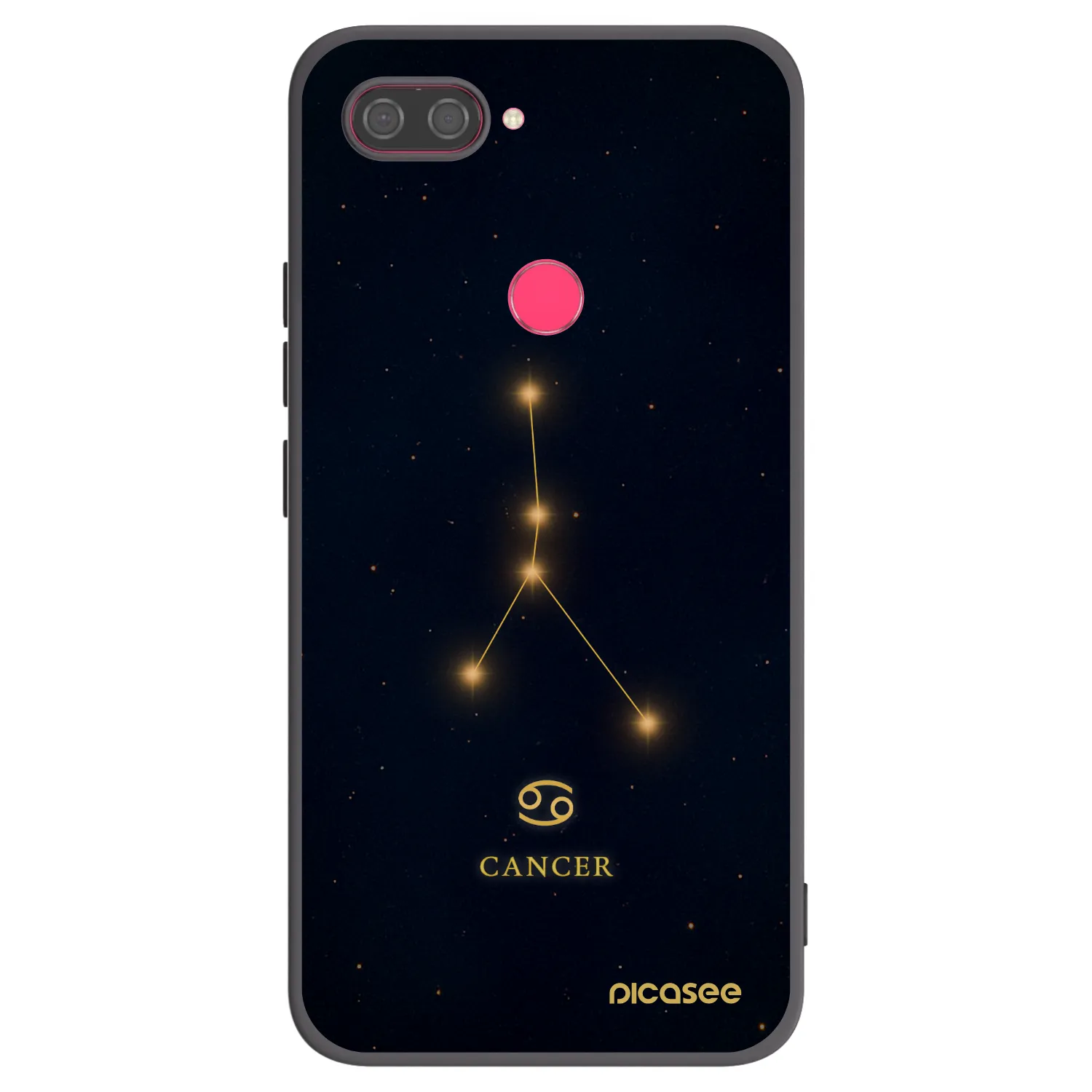 Picasee Xiaomi Mi 8 Lite Hülle - Schwarzes Silikon - CANCER