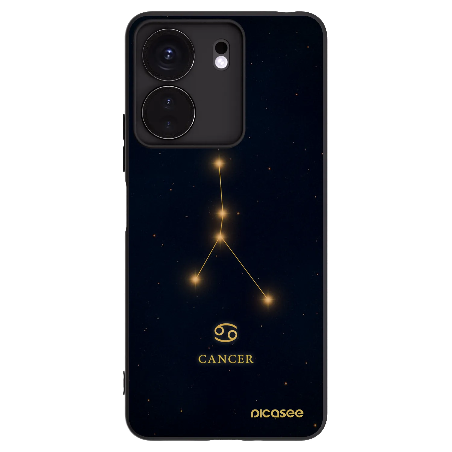 Picasee Xiaomi Redmi 13C 4G Hülle - Schwarzes Silikon - CANCER