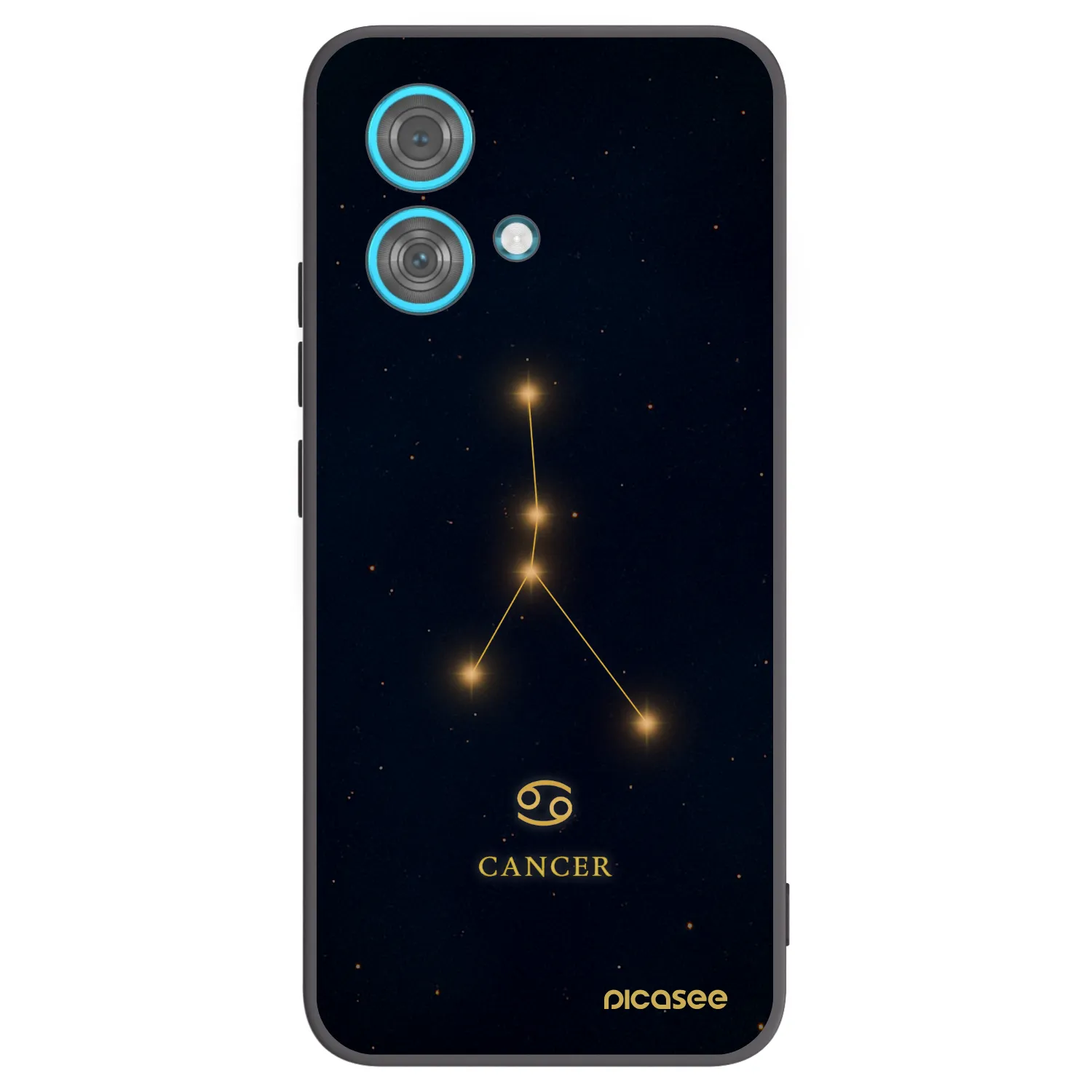 Picasee Motorola Edge 40 Neo Hülle - Schwarzes Silikon - CANCER