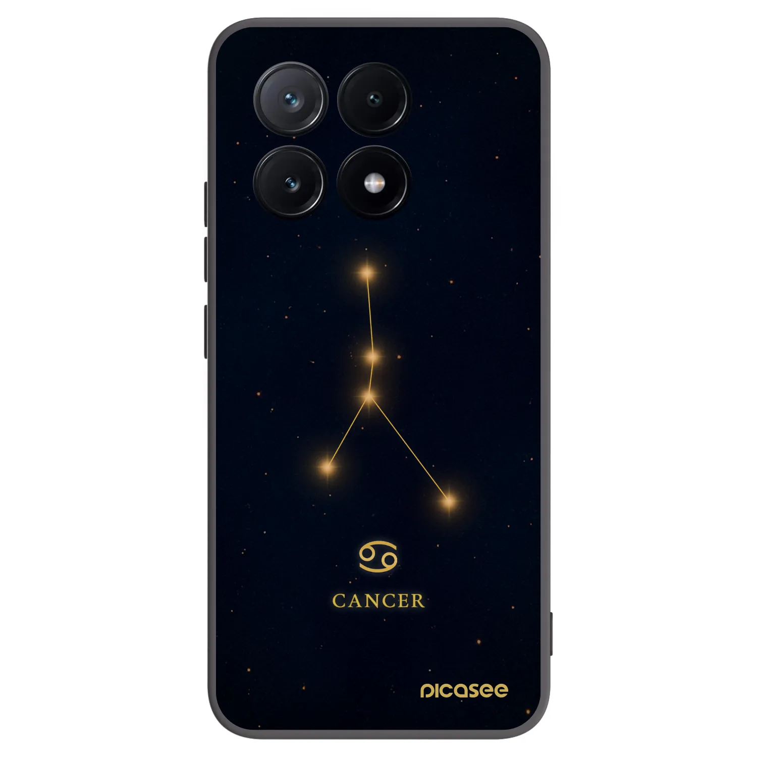 Picasee Xiaomi Poco X6 Pro Hülle - Schwarzes Silikon - CANCER