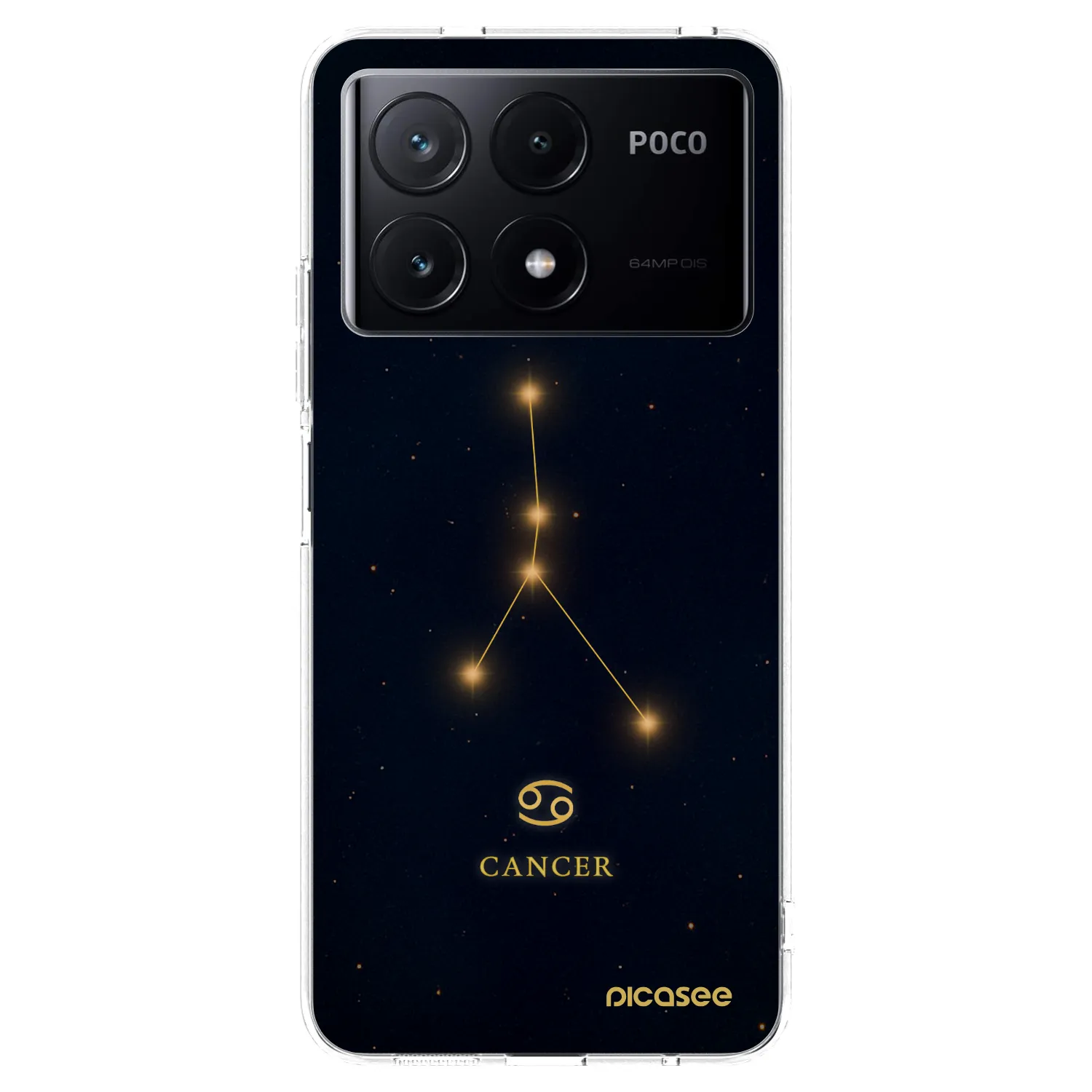 Picasee Xiaomi Poco X6 Pro Hülle - Transparentes Silikon - CANCER