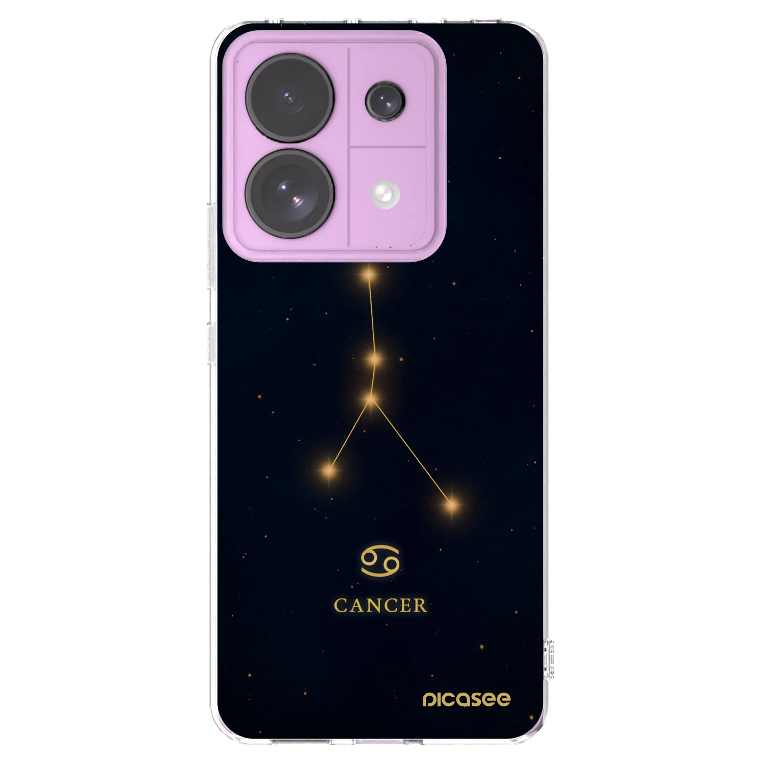Picasee Xiaomi Redmi Note 13 Pro 5G Hülle - Transparentes Silikon - CANCER