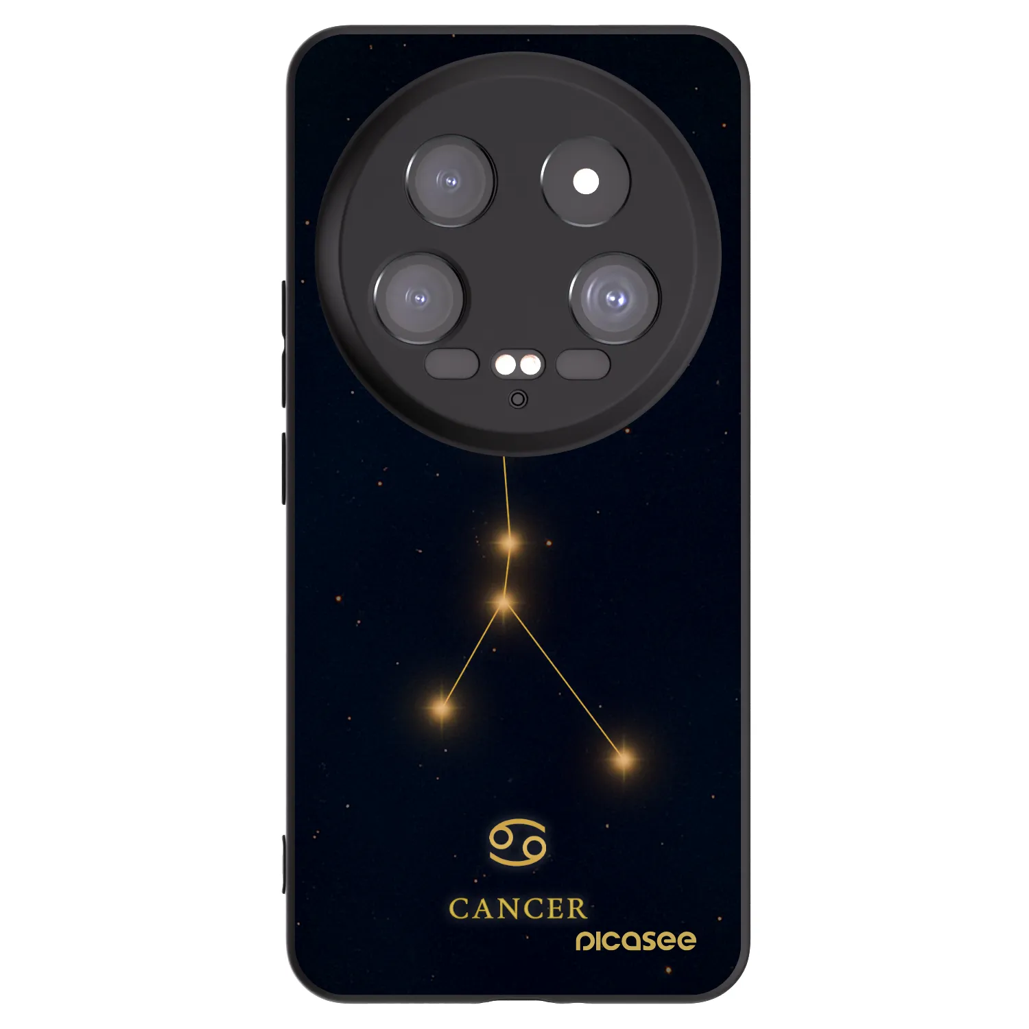 Picasee Xiaomi 14 Ultra Hülle - Schwarzes Silikon - CANCER