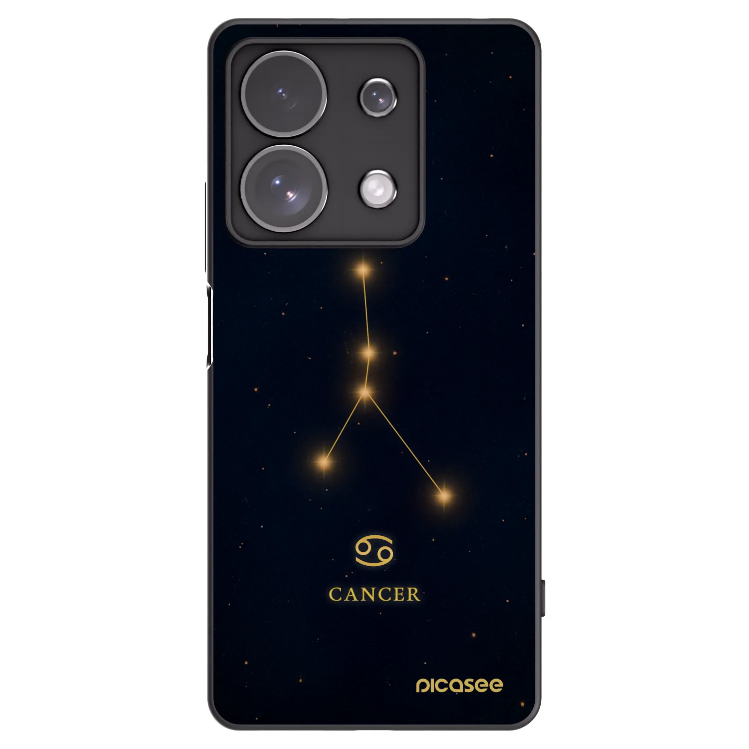 Picasee Xiaomi Redmi Note 13 Pro 4G Hülle - Schwarzes Silikon - CANCER