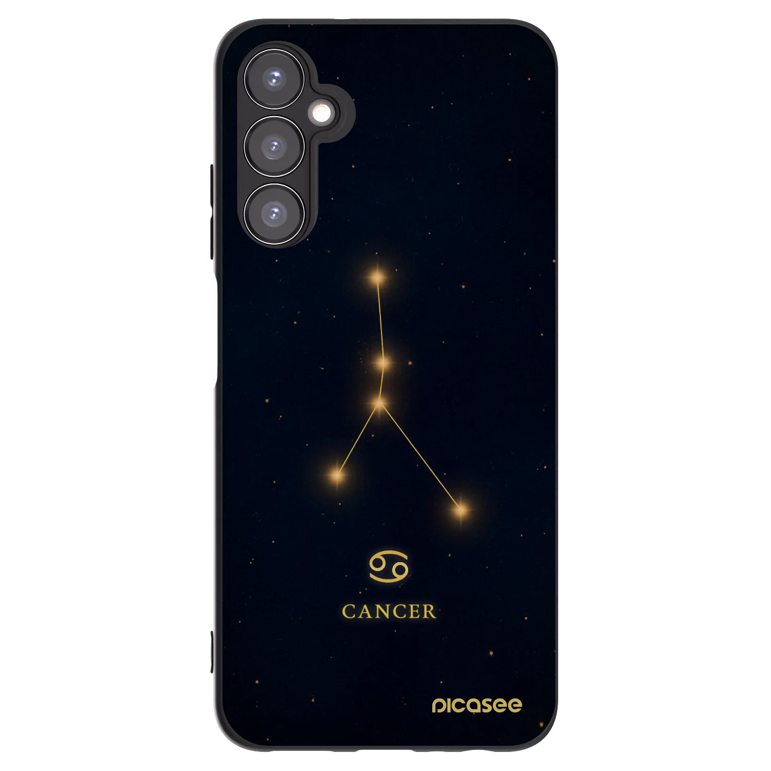 Picasee Samsung Galaxy A05s A057G Hülle - Schwarzes Silikon - CANCER