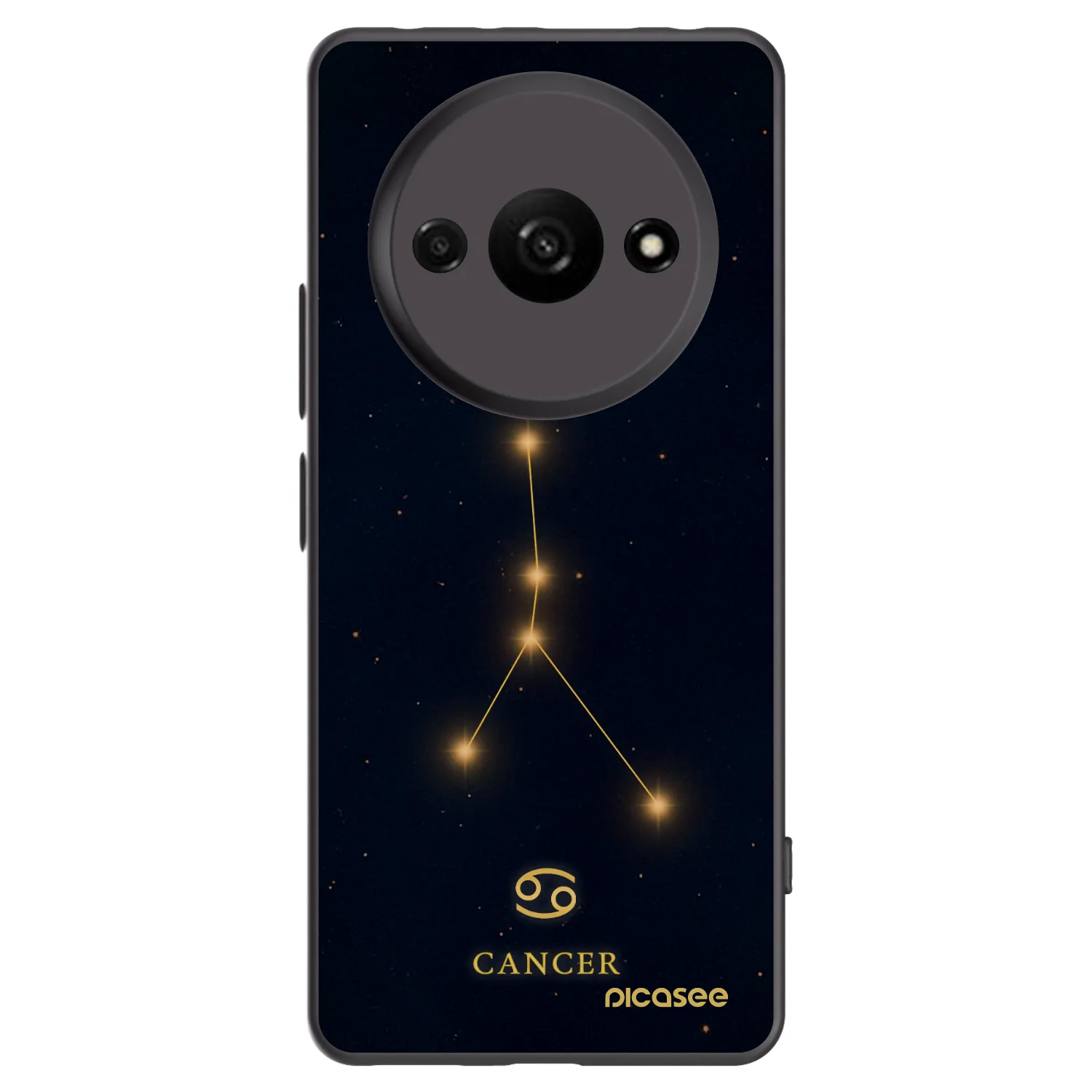 Picasee Xiaomi Redmi A3 Hülle - Schwarzes Silikon - CANCER