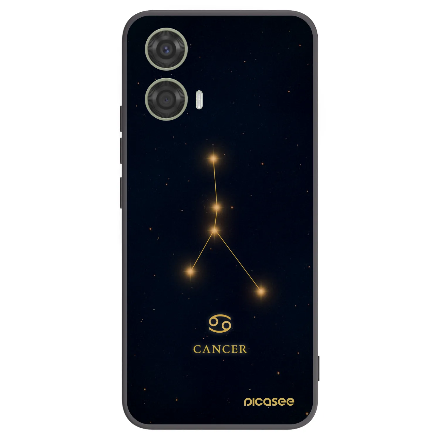 Picasee Motorola Moto G24 Hülle - Schwarzes Silikon - CANCER