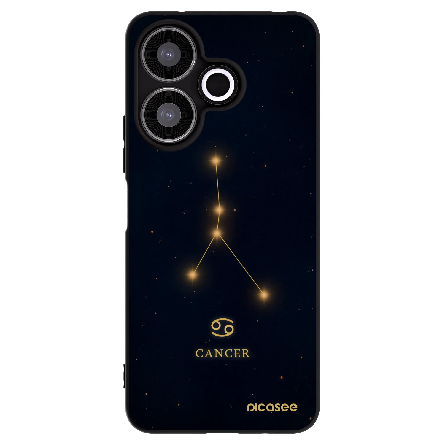 Picasee Xiaomi Redmi 13 4G Hülle - Schwarzes Silikon - CANCER