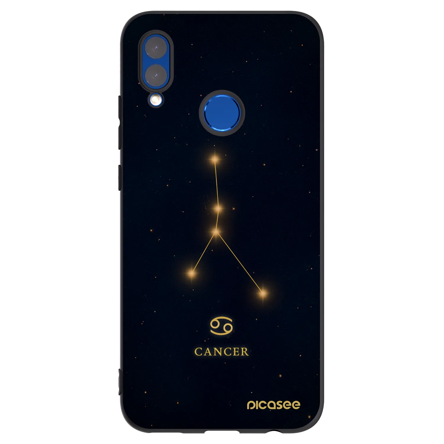 Picasee Huawei P Smart 2019 Hülle - Schwarzes Silikon - CANCER