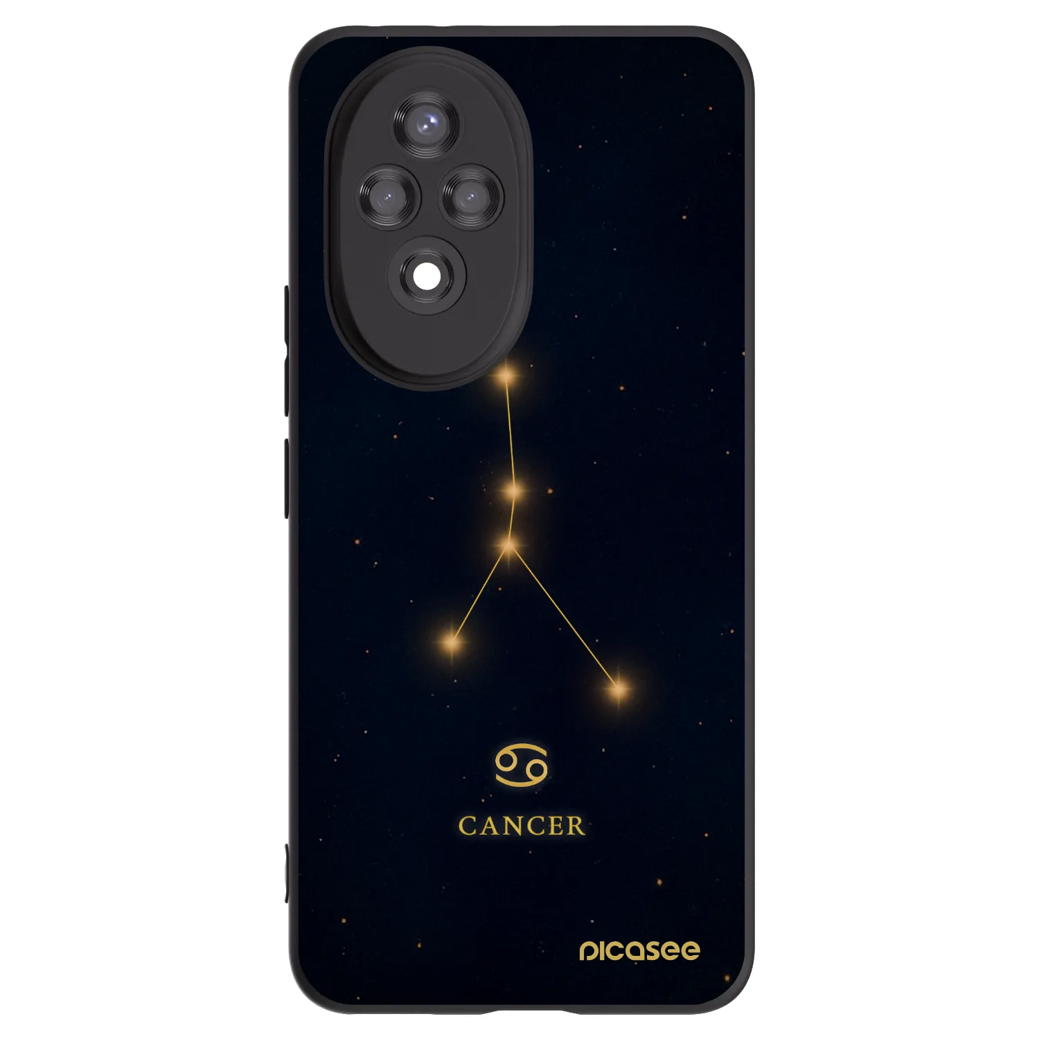Picasee Honor 200 Pro 5G Hülle - Schwarzes Silikon - CANCER