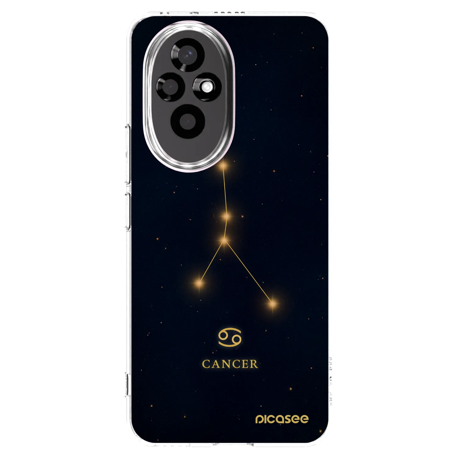 Picasee Honor 200 Pro 5G Hülle - Transparentes Silikon - CANCER