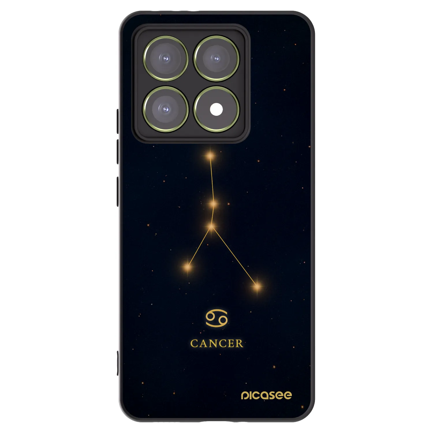 Picasee Xiaomi 14T Hülle - Schwarzes Silikon - CANCER