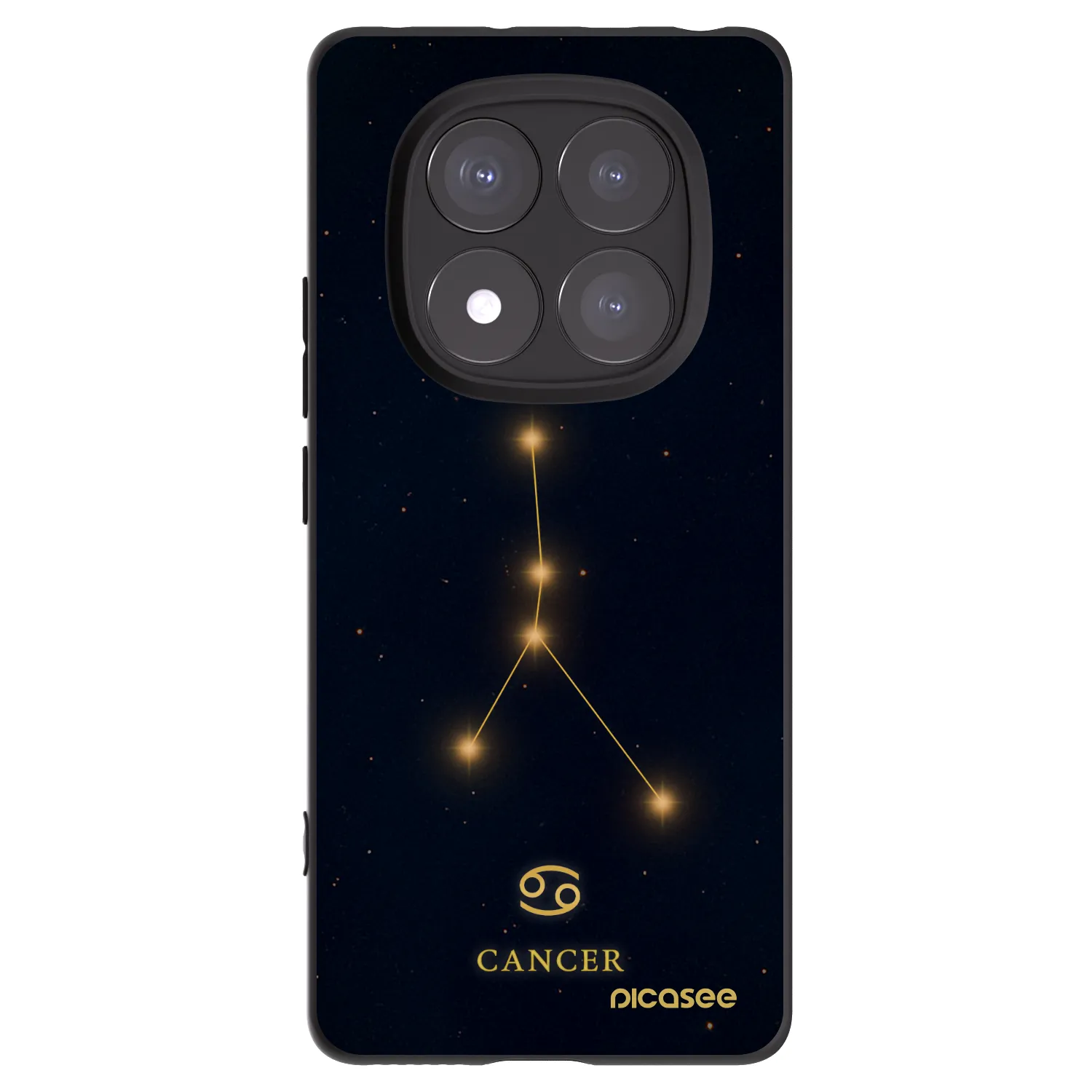 Picasee Xiaomi Redmi Note 14 Pro 5G Hülle - Schwarzes Silikon - CANCER