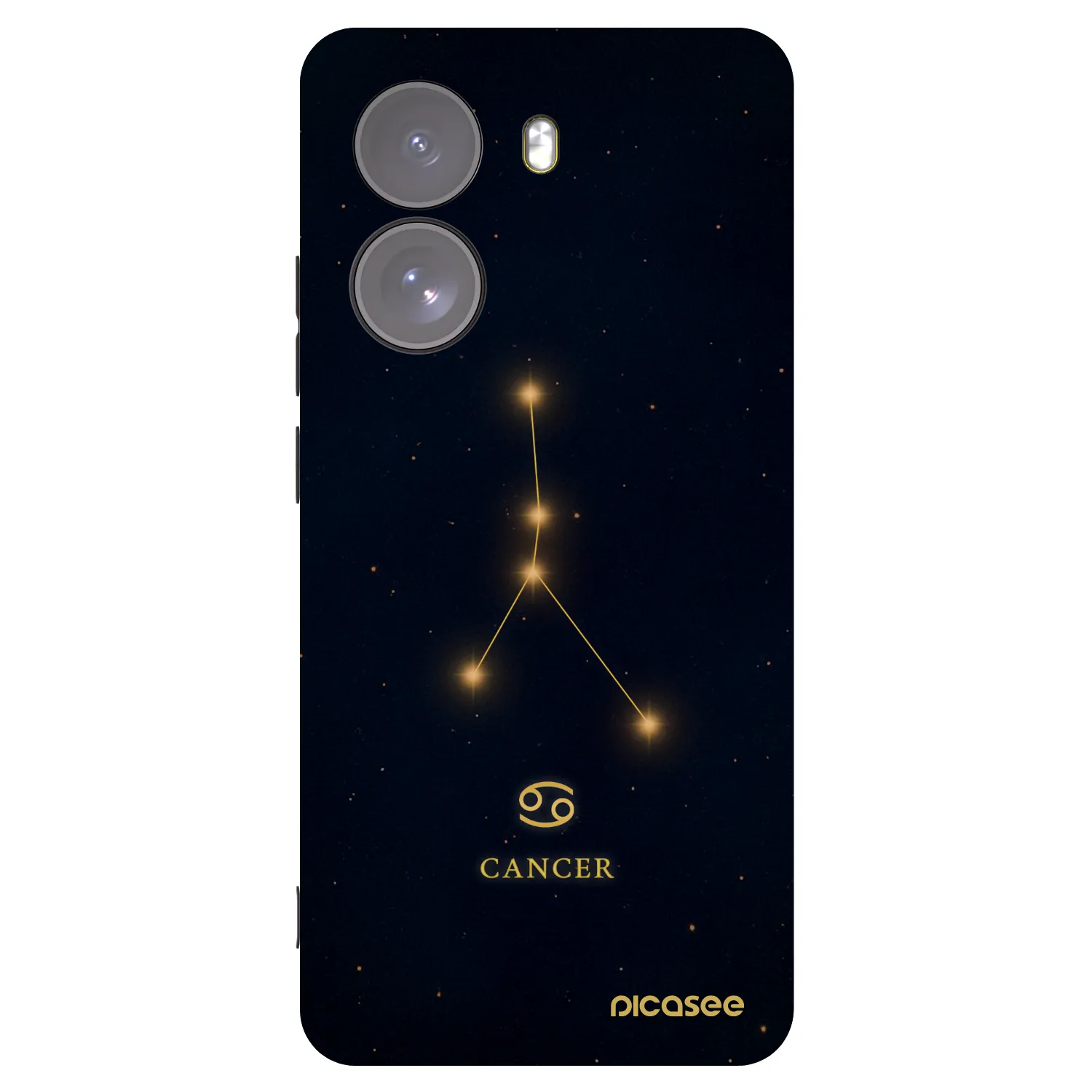 Picasee Xiaomi Poco X7 Hülle - Schwarzes Silikon - CANCER