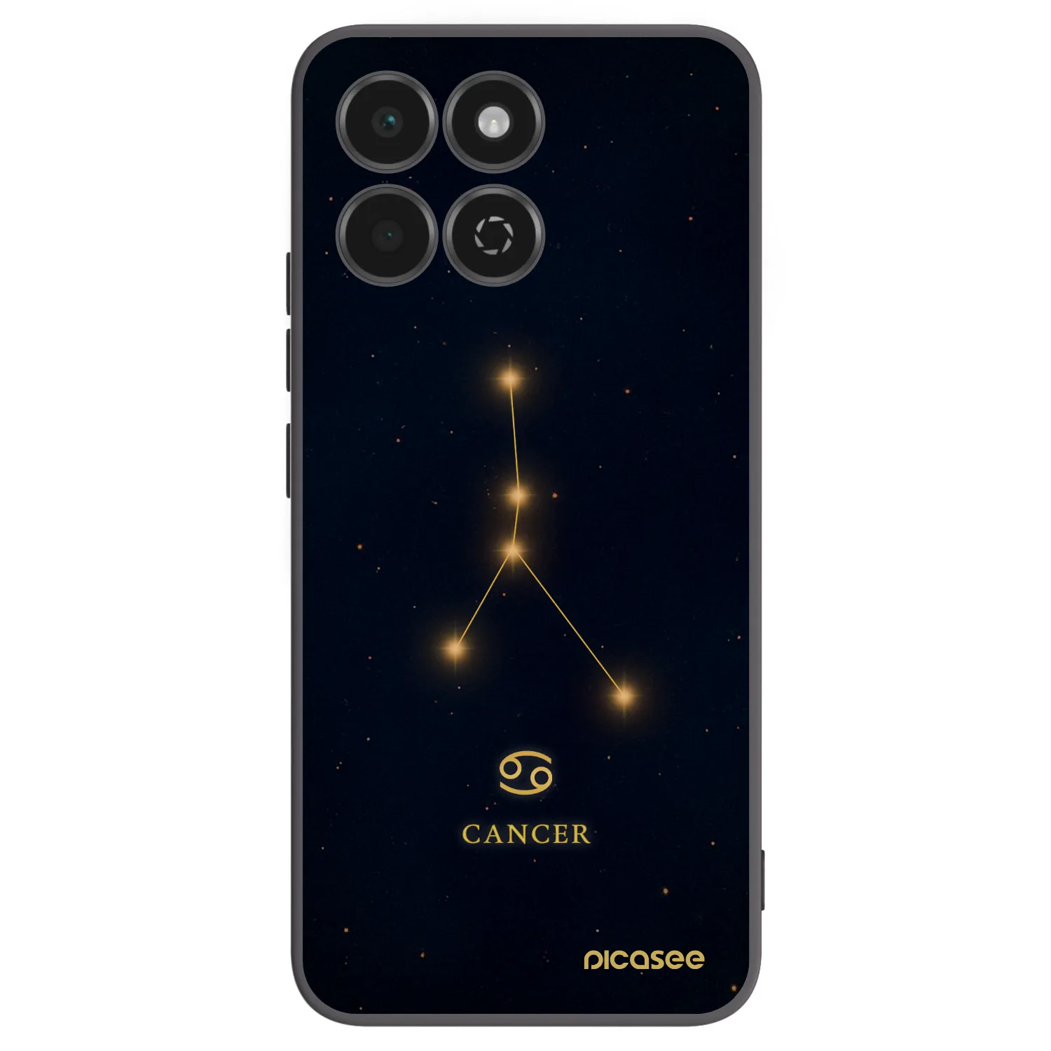 Picasee Honor 200 Smart 5G Hülle - Schwarzes Silikon - CANCER