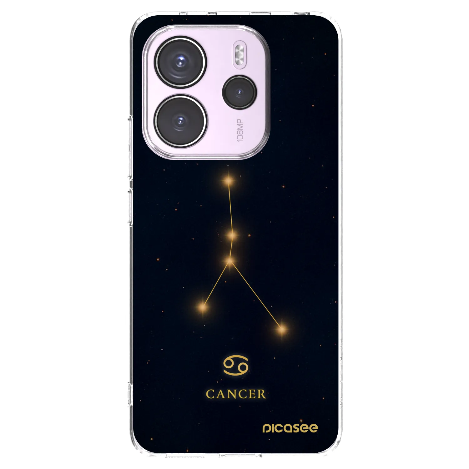 Picasee Xiaomi Redmi Note 14 4G Hülle - Transparentes Silikon - CANCER