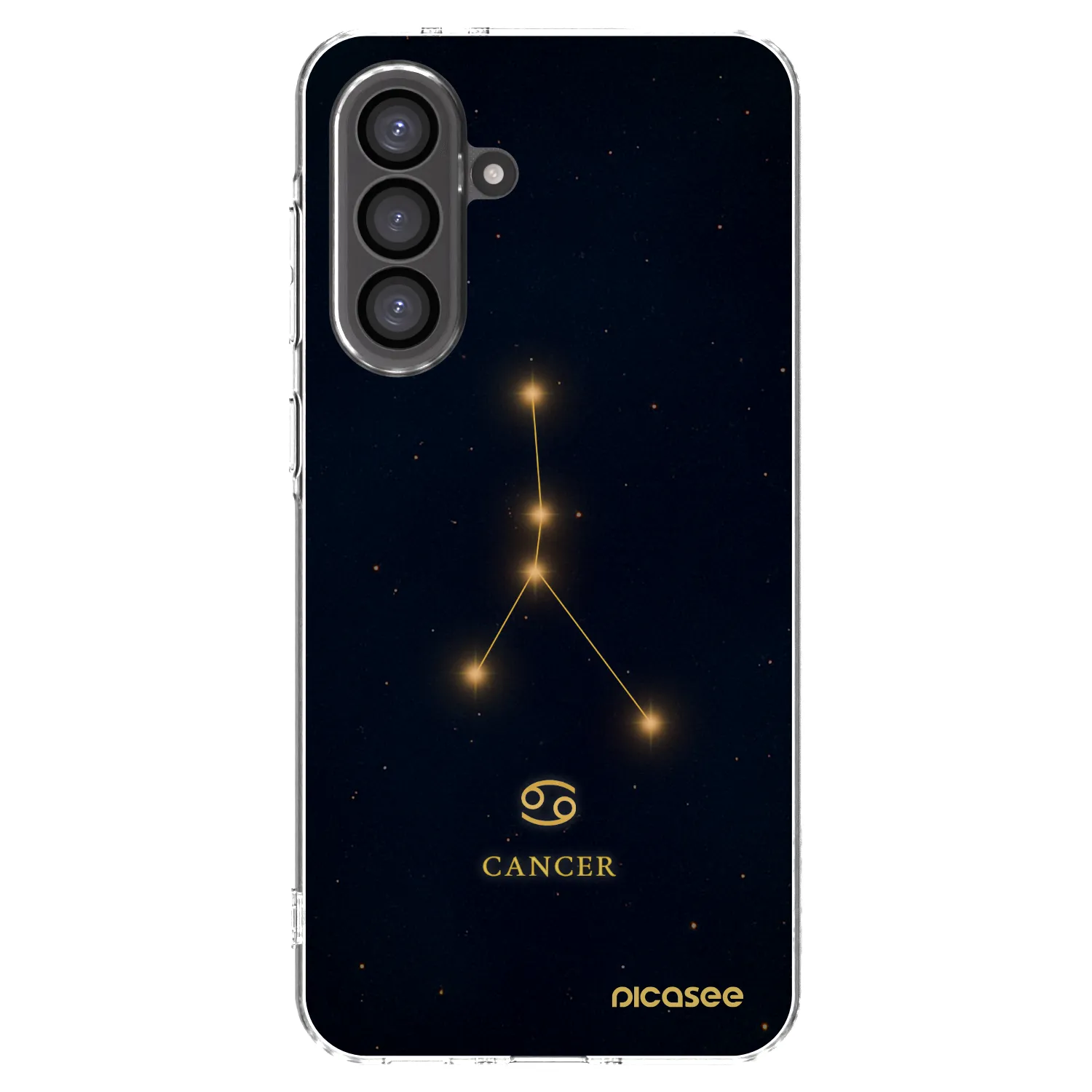Picasee Samsung Galaxy A36 5G Hülle - Transparentes Silikon - CANCER