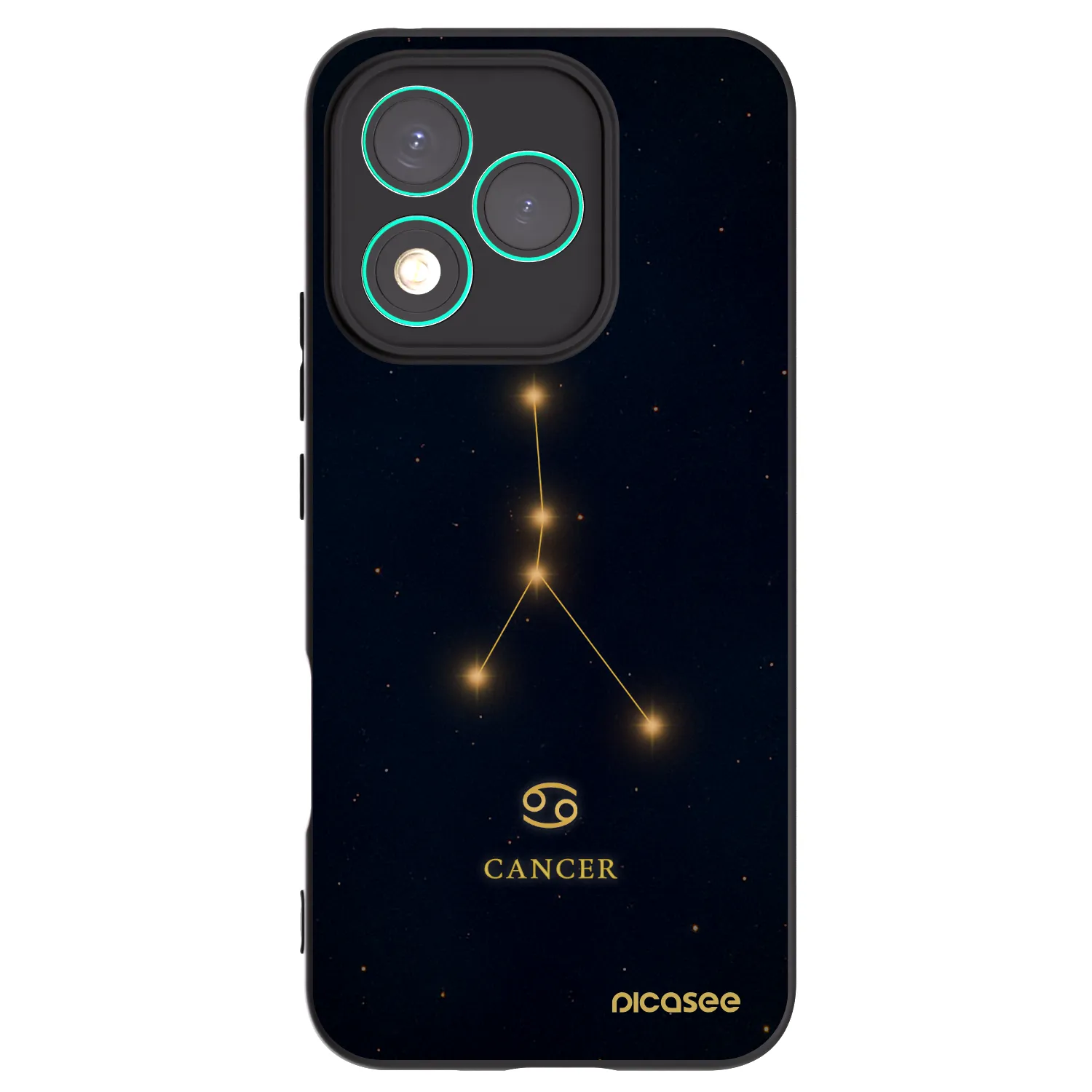 Picasee Honor 400 Lite 5G Hülle - Schwarzes Silikon - CANCER