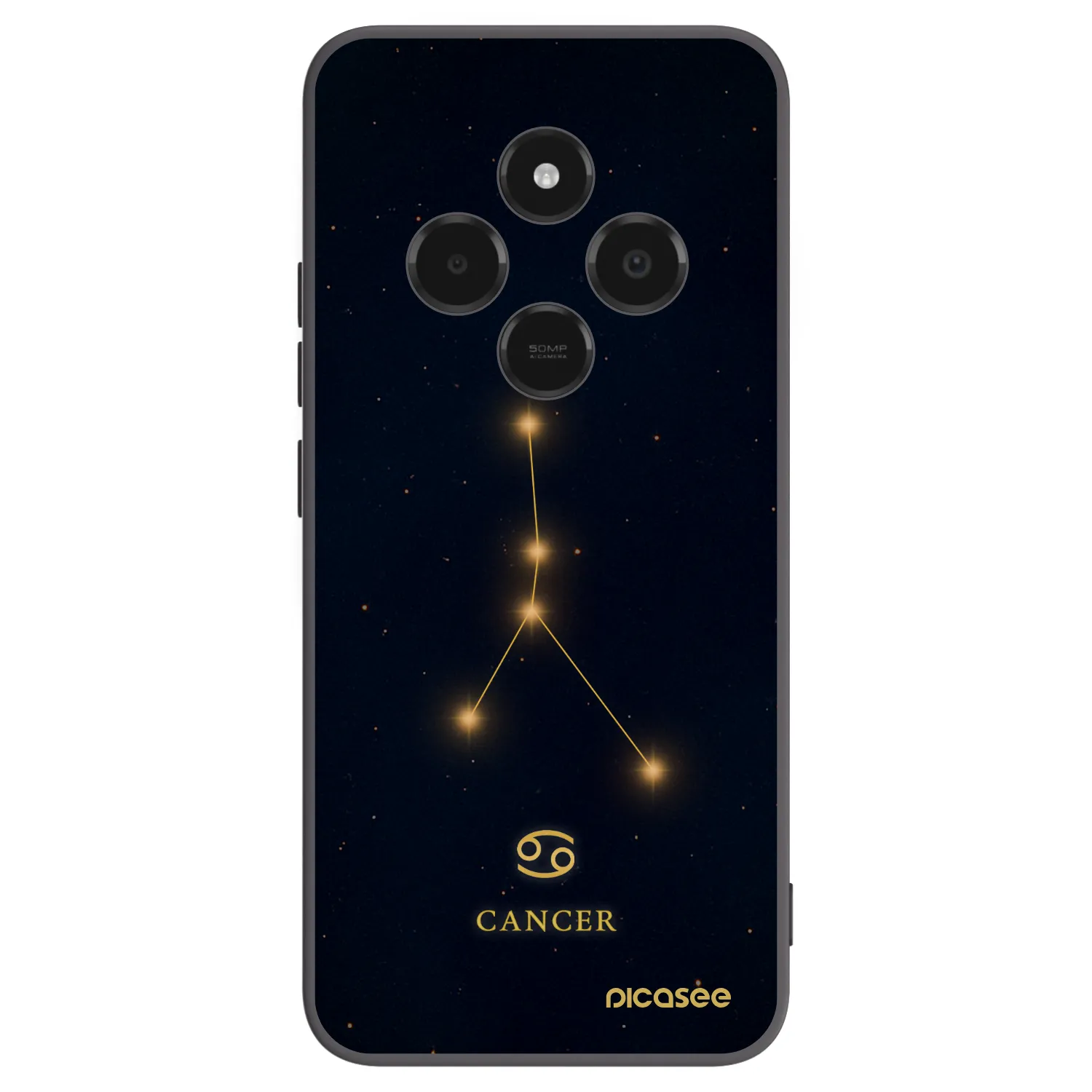 Picasee Xiaomi Poco C75 Hülle - Schwarzes Silikon - CANCER