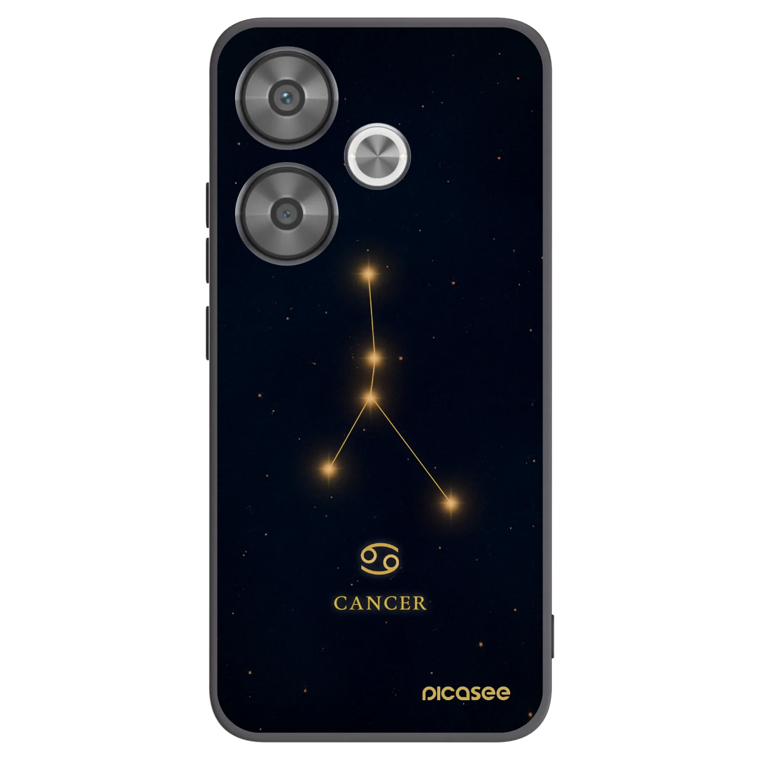 Picasee Xiaomi Poco F6 Hülle - Schwarzes Silikon - CANCER