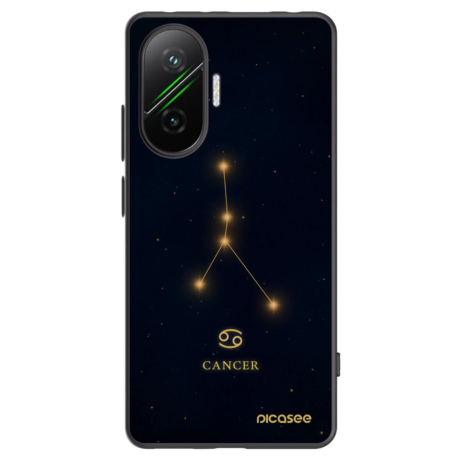 Picasee Xiaomi Poco F7 Pro 5G Hülle - Schwarzes Silikon - CANCER