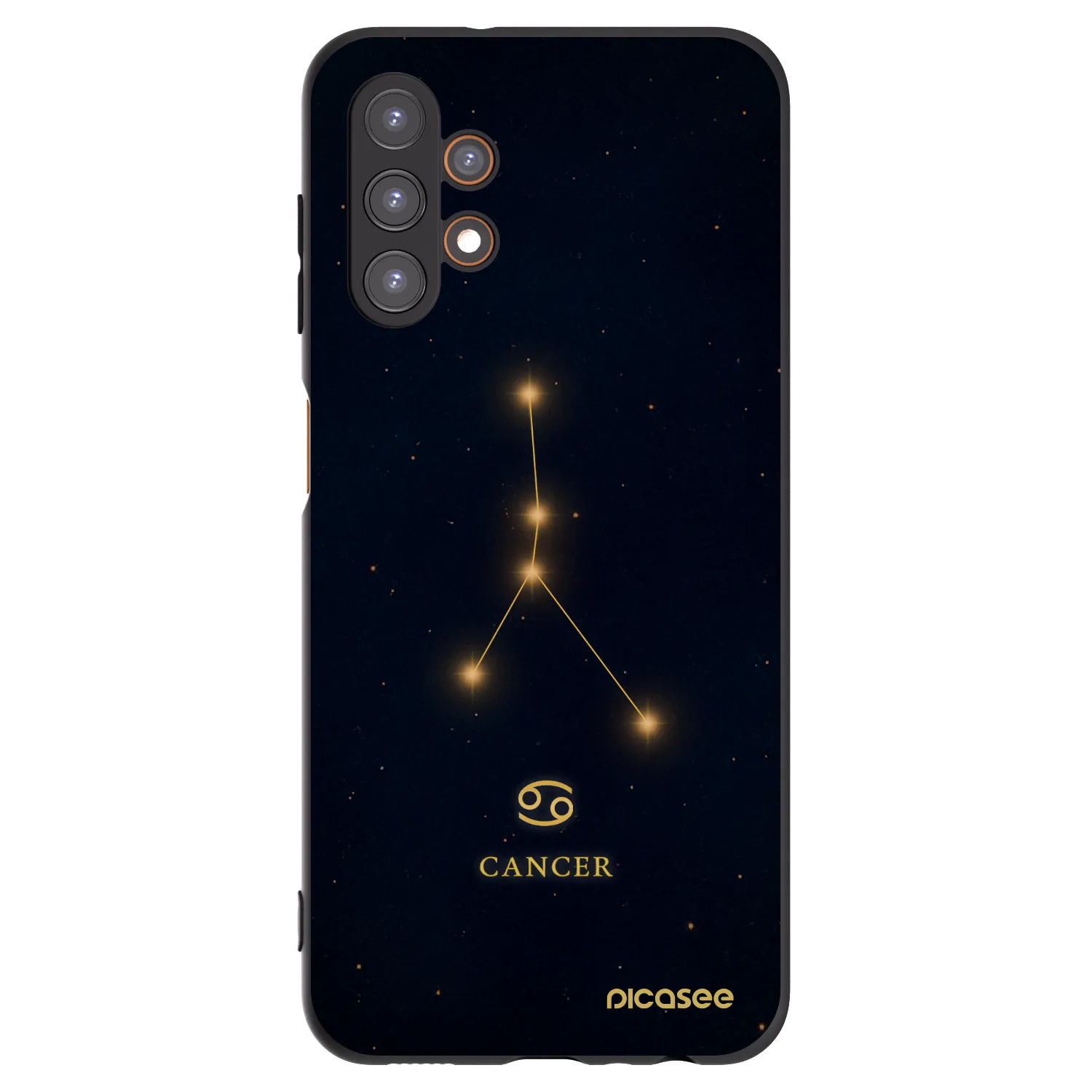 Picasee Samsung Galaxy A13 5G Hülle - Schwarzes Silikon - CANCER