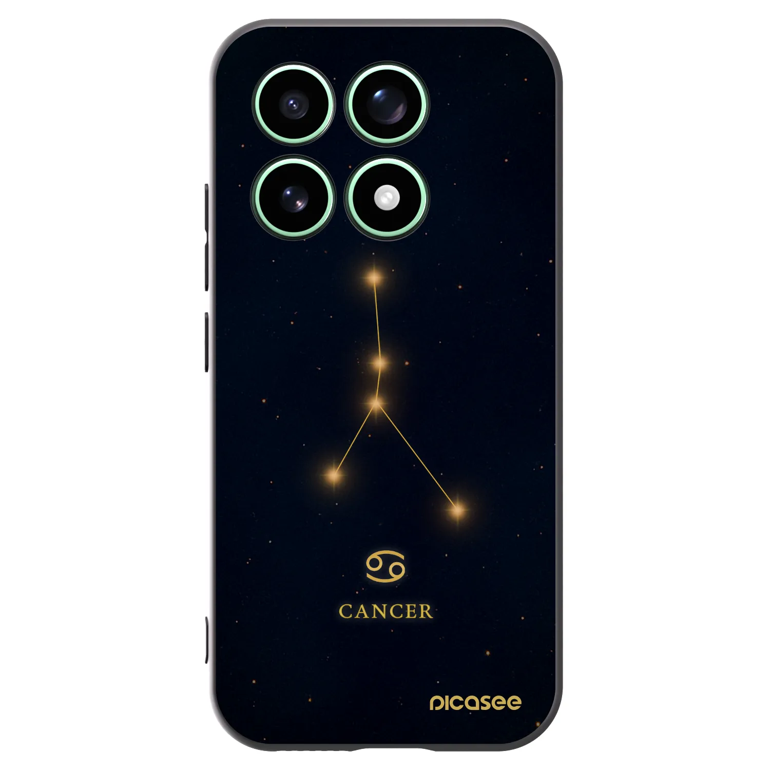 Picasee Xiaomi 17 Hülle - Schwarzes Silikon - CANCER