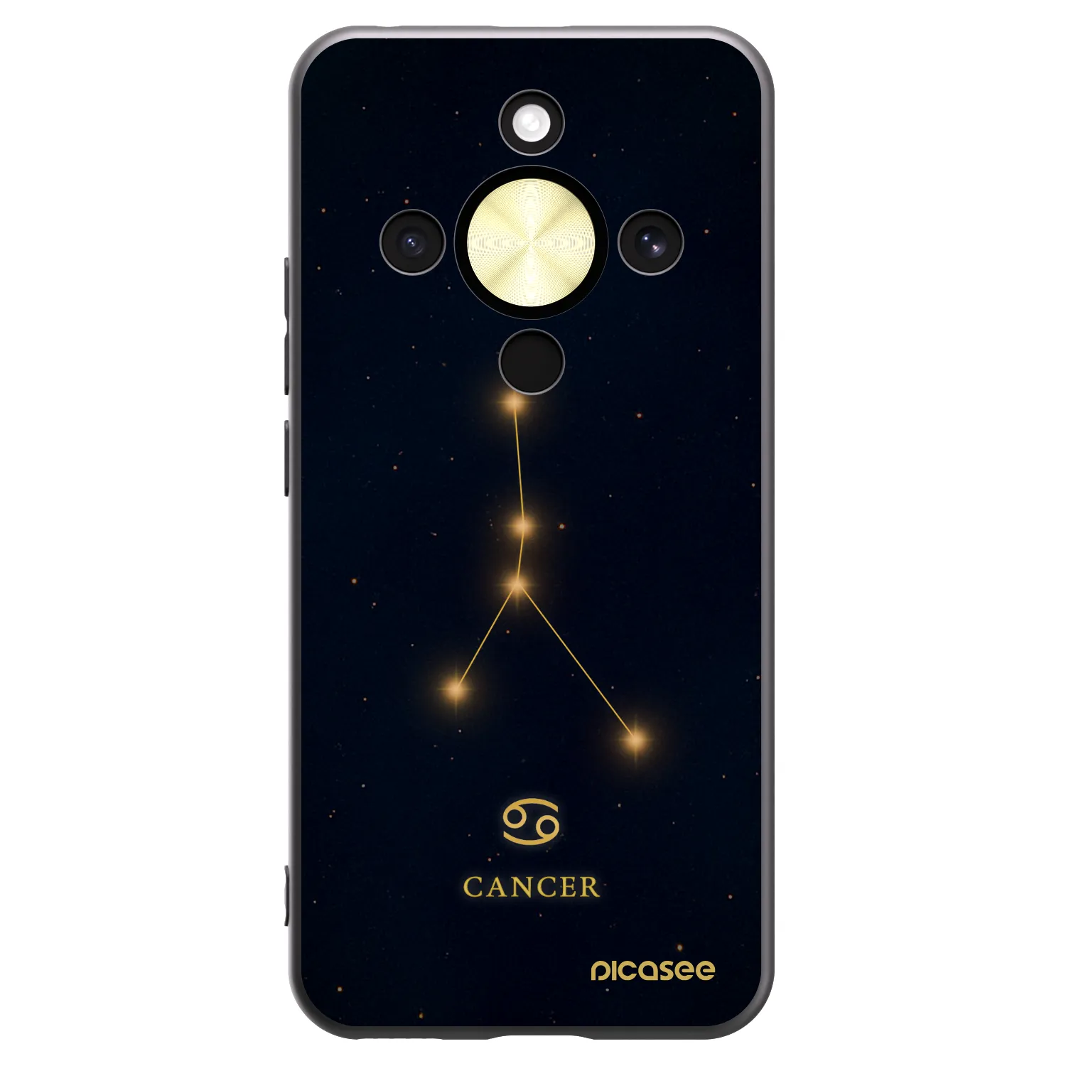 Picasee Honor Magic8 Lite 5G Hülle - Schwarzes Silikon - CANCER