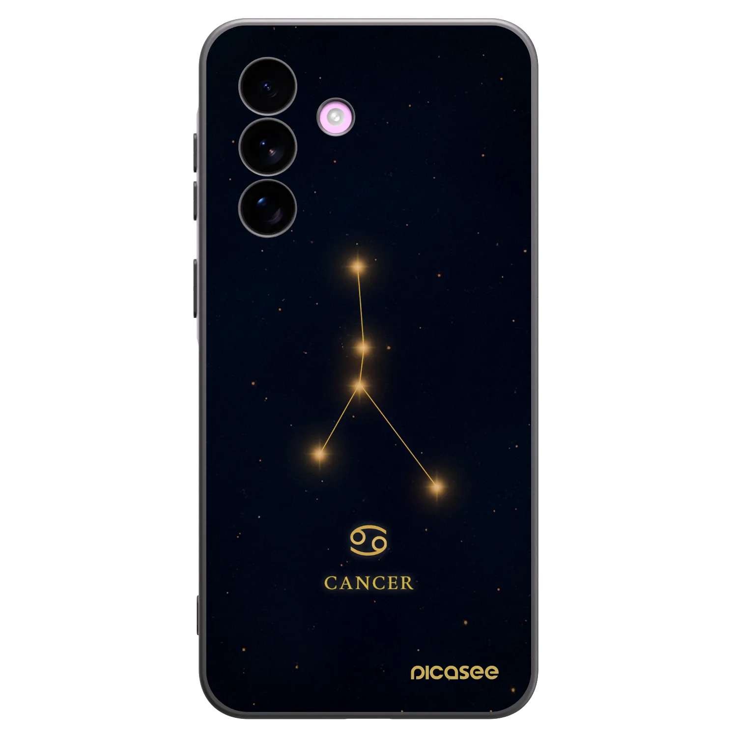 Picasee Samsung Galaxy A57 5G Hülle - Schwarzes Silikon - CANCER