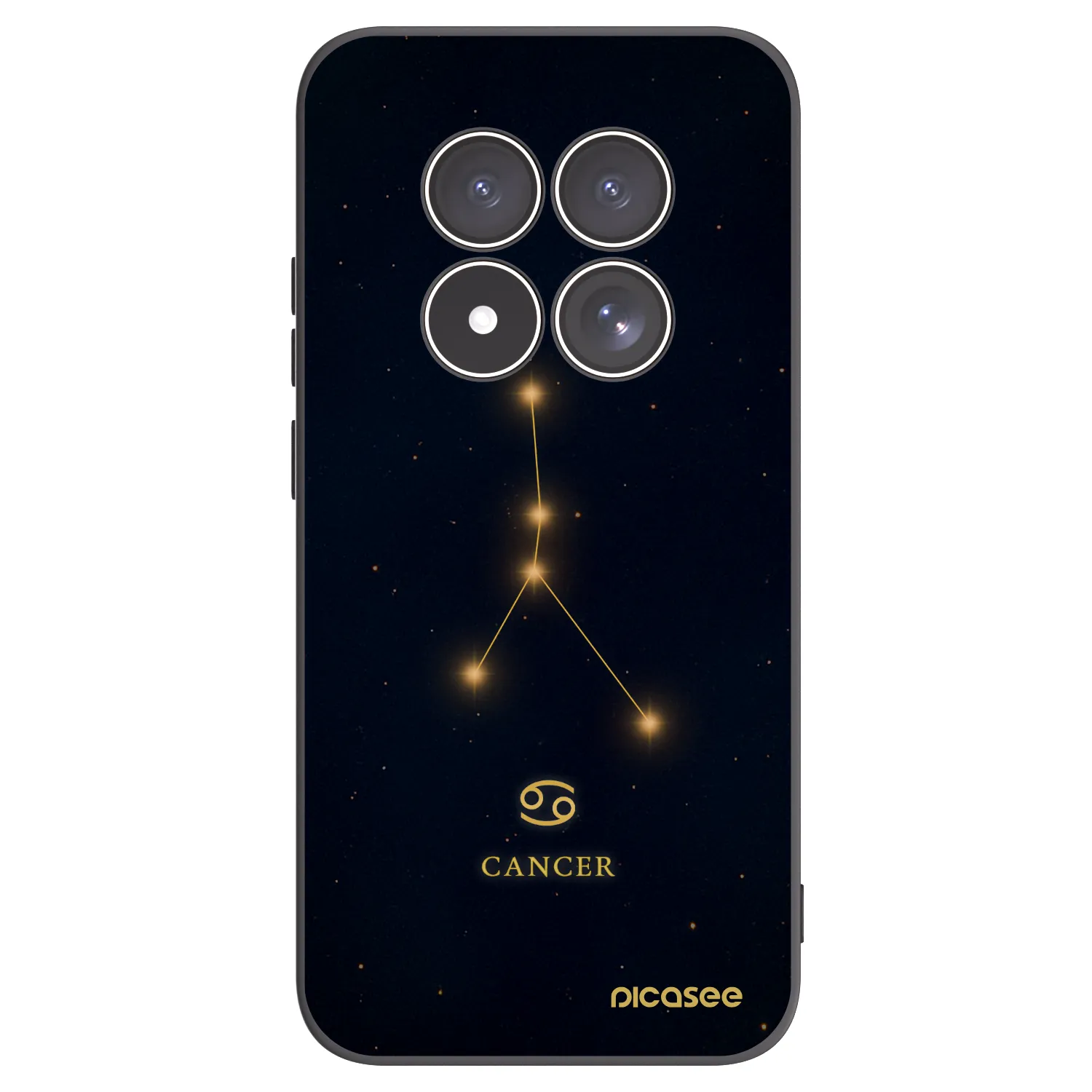 Picasee Xiaomi Redmi Note 15 Pro 5G Hülle - Schwarzes Silikon - CANCER