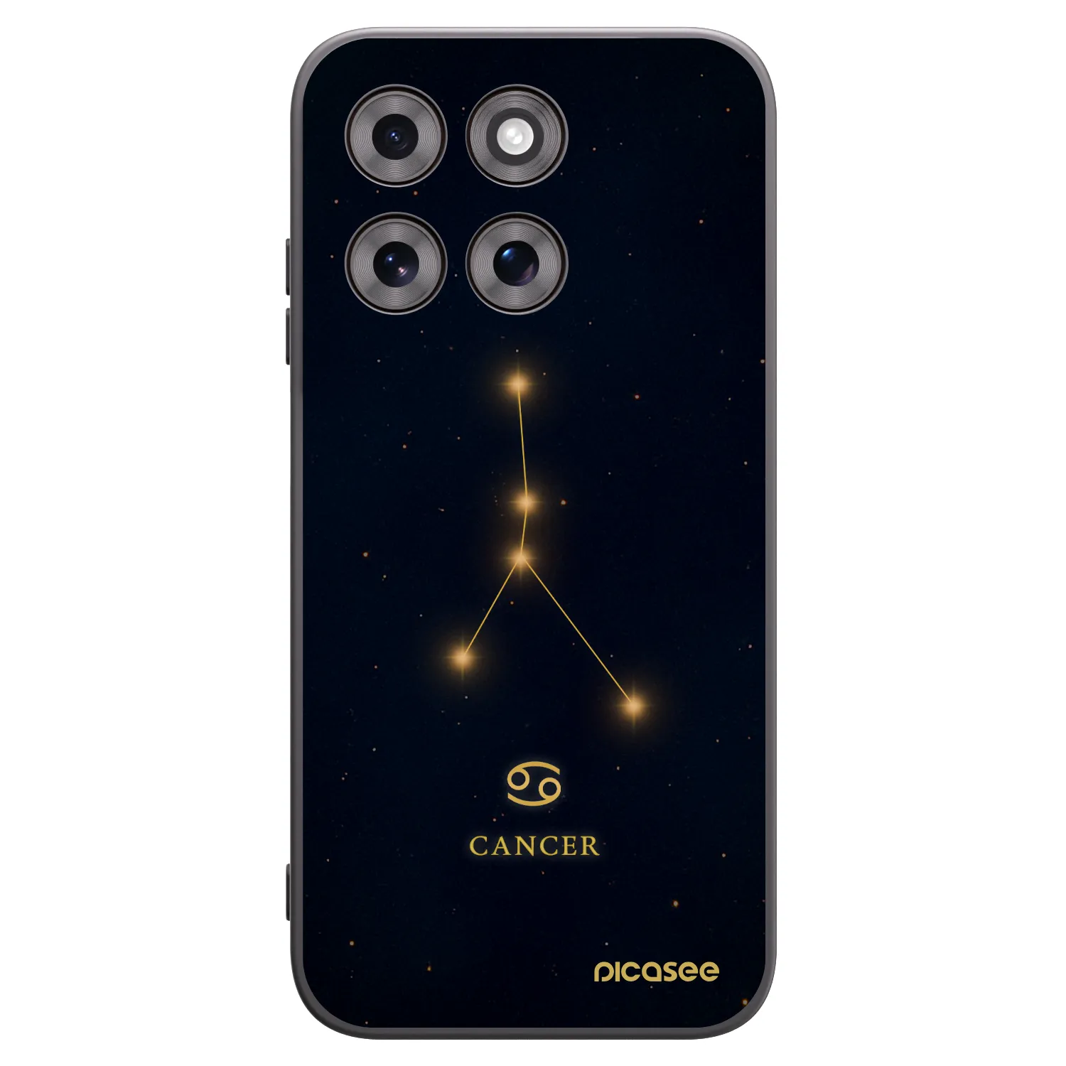 Picasee Motorola Moto G77 Hülle - Schwarzes Silikon - CANCER