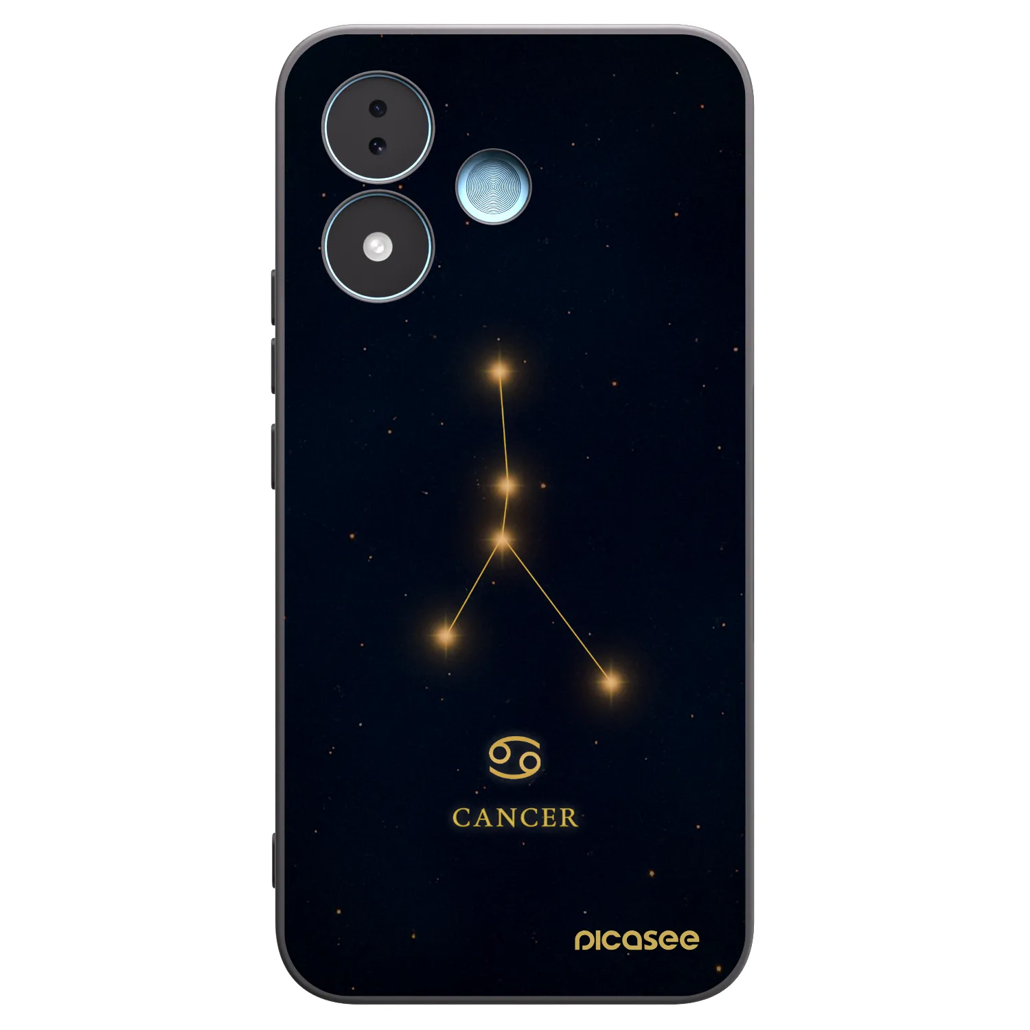 Picasee Xiaomi Redmi Note 17 5G Hülle - Schwarzes Silikon - CANCER