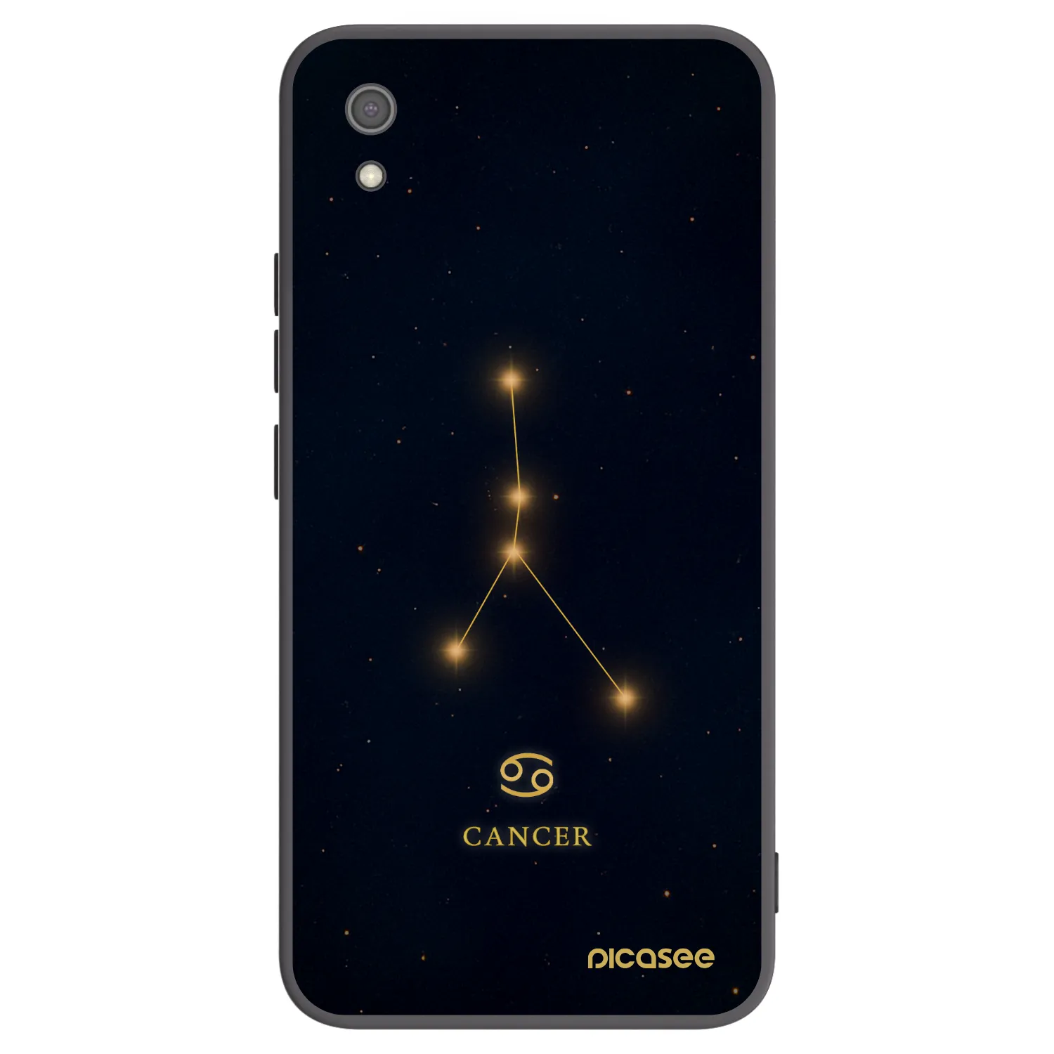 Picasee Xiaomi Redmi 7A Hülle - Schwarzes Silikon - CANCER