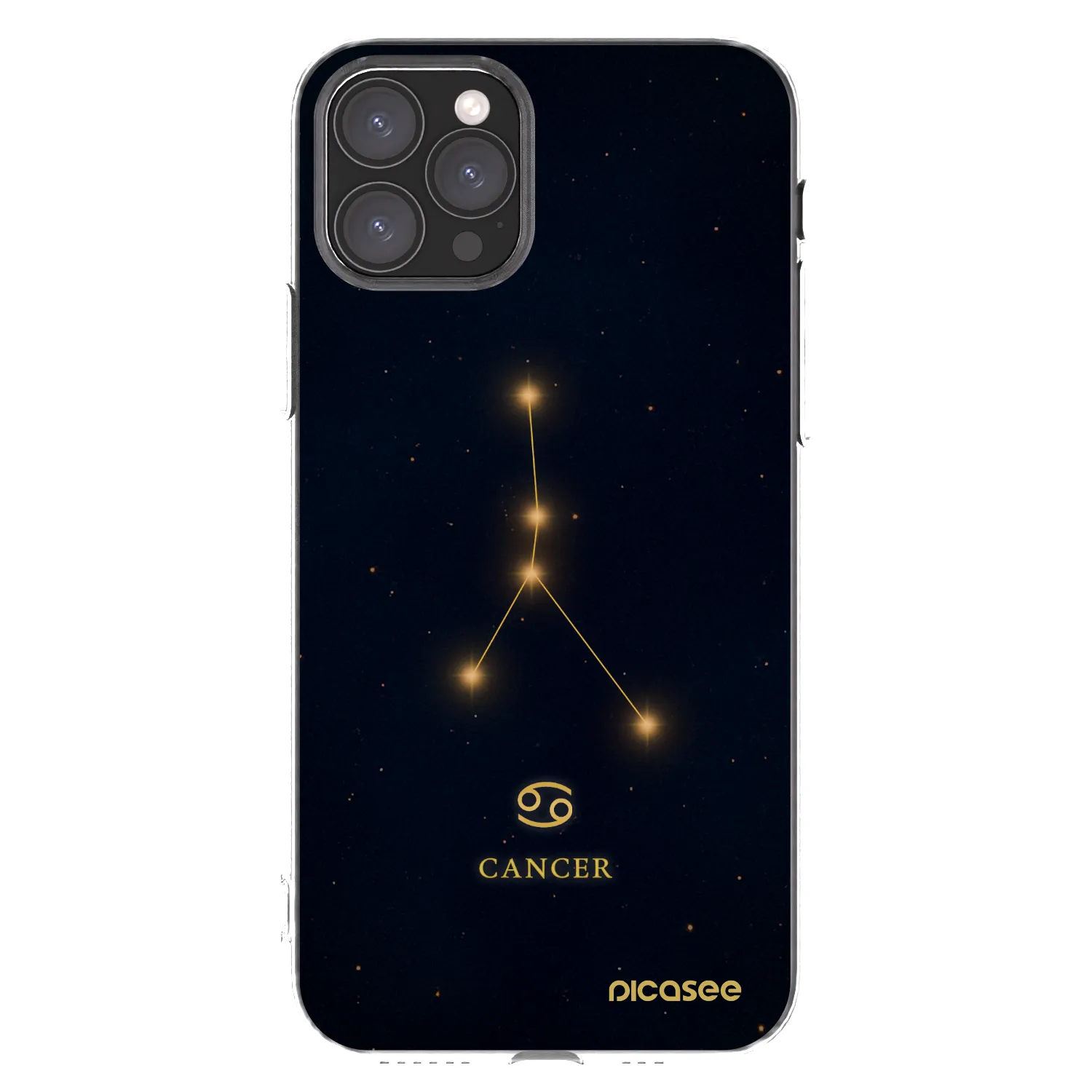 Picasee Apple iPhone 11 Pro Hülle - Transparentes Silikon - CANCER