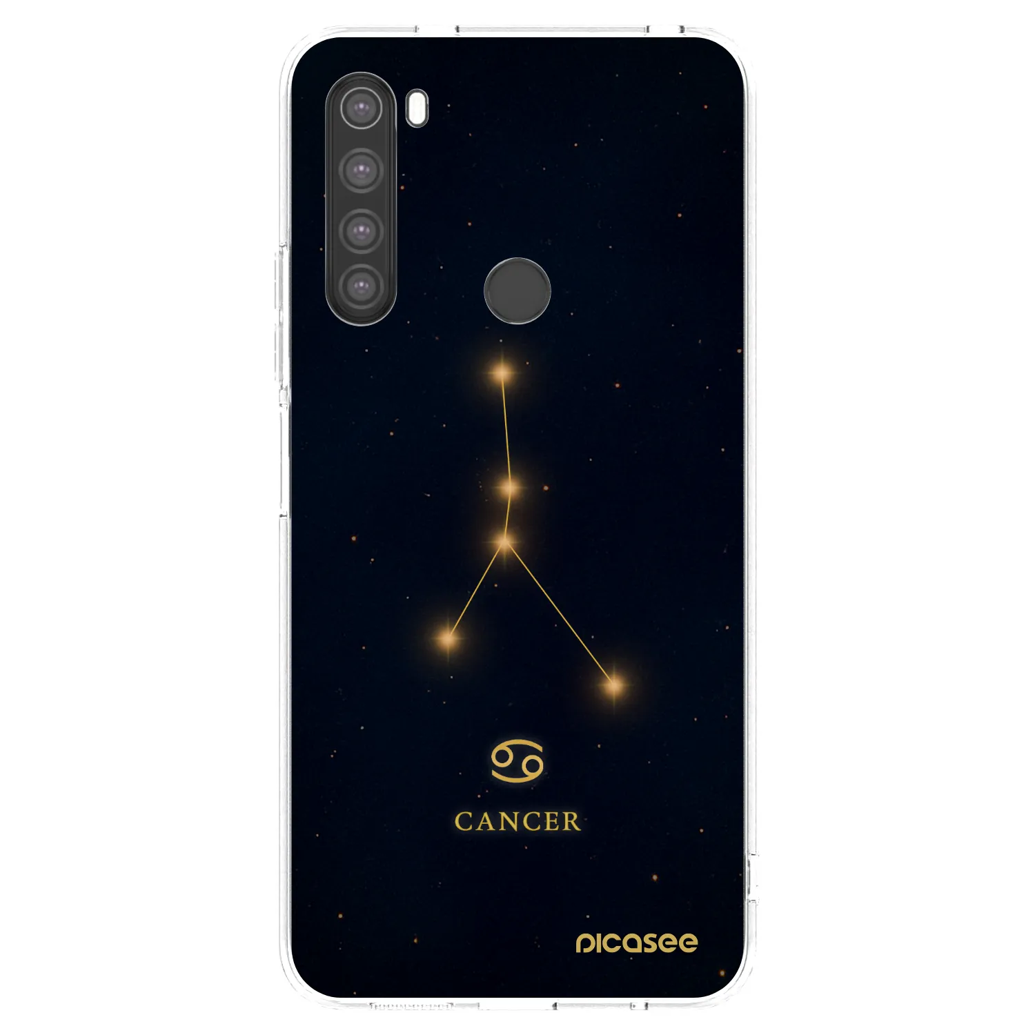 Picasee Xiaomi Redmi Note 8 Hülle - Transparentes Silikon - CANCER