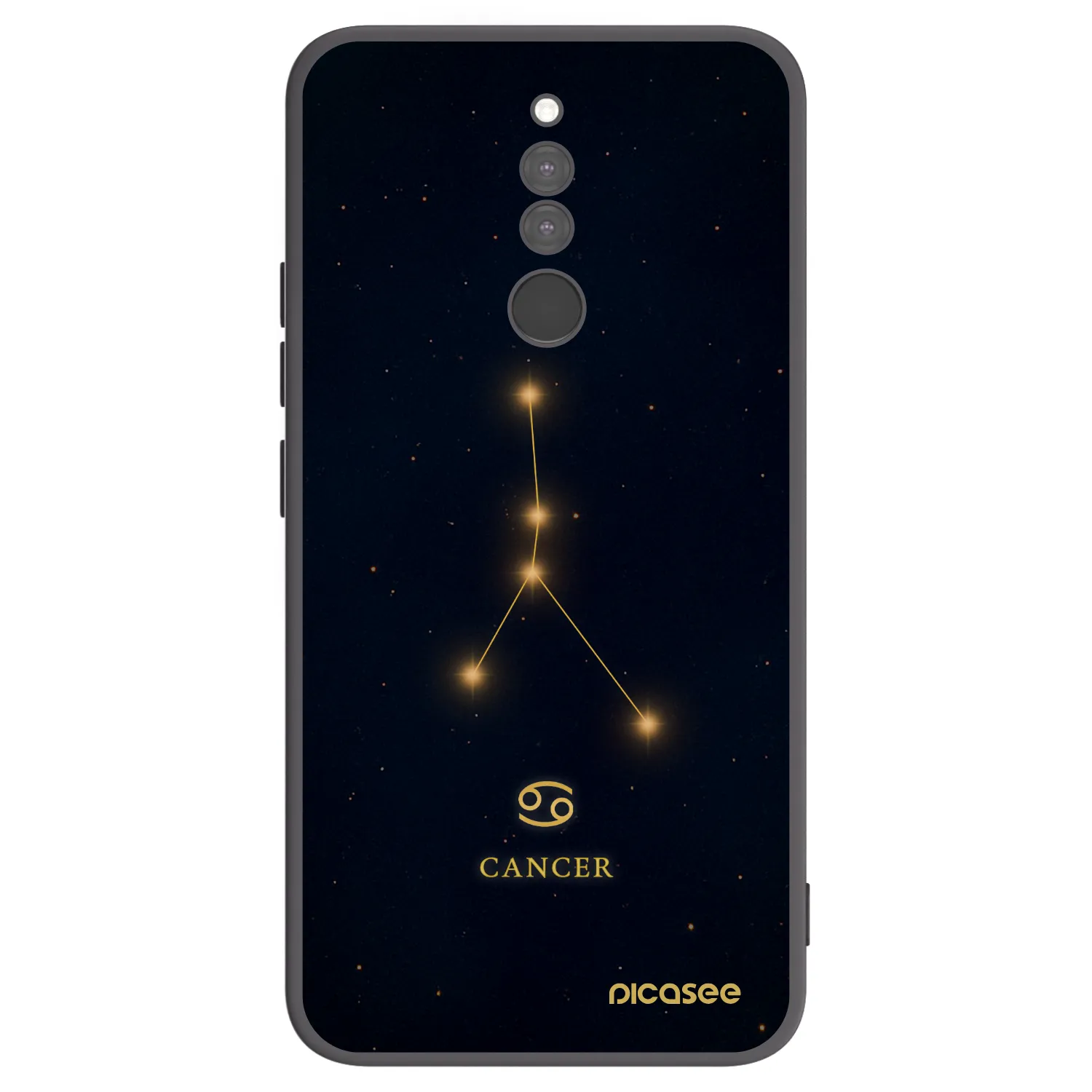 Picasee Xiaomi Redmi 8 Hülle - Schwarzes Silikon - CANCER