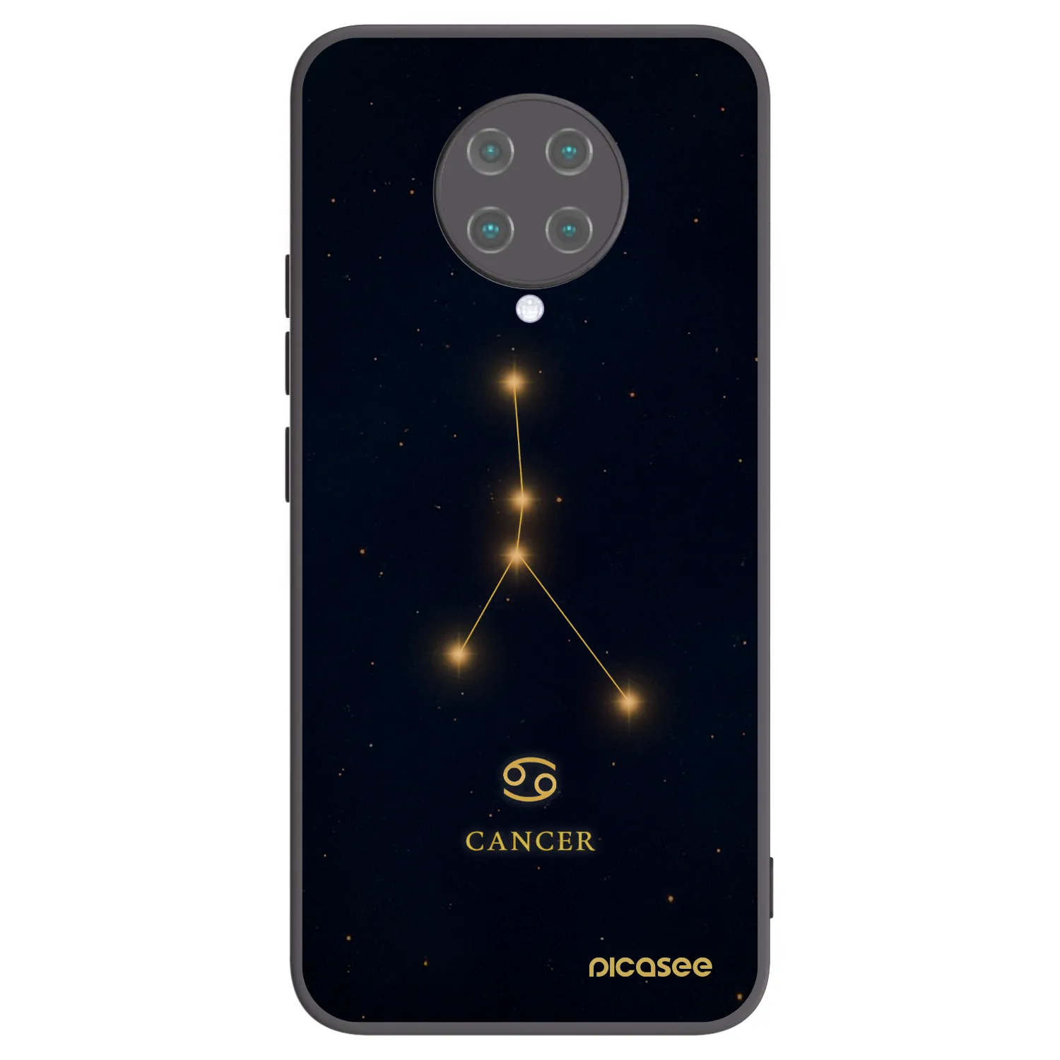 Picasee Xiaomi Poco F2 Pro Hülle - Schwarzes Silikon - CANCER