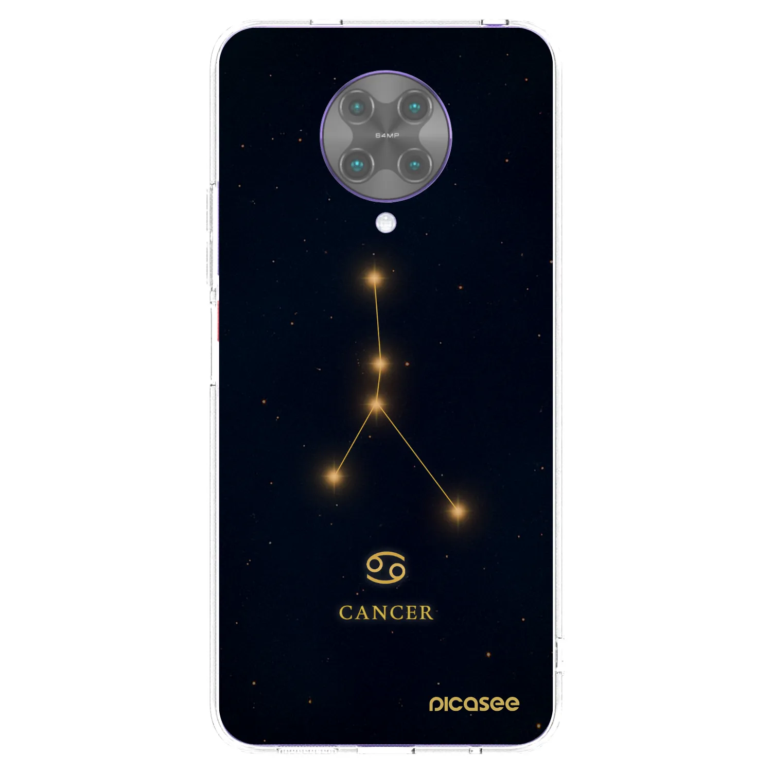 Picasee Xiaomi Poco F2 Pro Hülle - Transparentes Silikon - CANCER