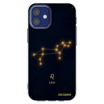 Picasee Apple iPhone 12 mini Hülle - Transparentes Silikon - LEO