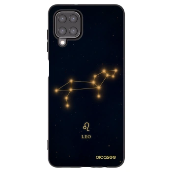 Picasee Samsung Galaxy A12 A125F Hülle - Schwarzes Silikon - LEO