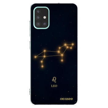 Picasee Samsung Galaxy M31s Hülle - Transparentes Silikon - LEO