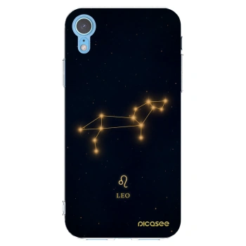 Picasee Apple iPhone XR Hülle - Transparentes Silikon - LEO