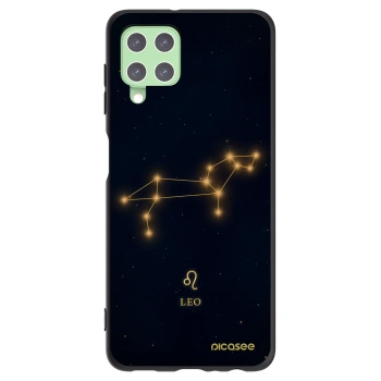 Picasee Samsung Galaxy A22 A225F 4G Hülle - Schwarzes Silikon - LEO