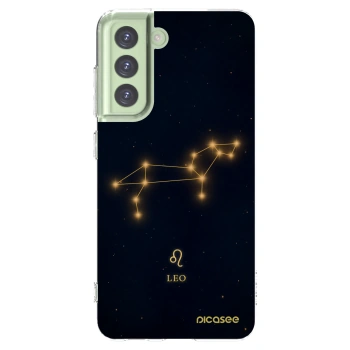 Picasee Samsung Galaxy S21 FE 5G Hülle - Transparentes Silikon - LEO