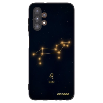 Picasee Samsung Galaxy A13 4G A135 Hülle - Schwarzes Silikon - LEO