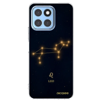 Picasee Honor X8 5G Hülle - Transparentes Silikon - LEO