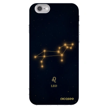 Picasee Apple iPhone 6/6S Hülle - Transparentes Silikon - LEO