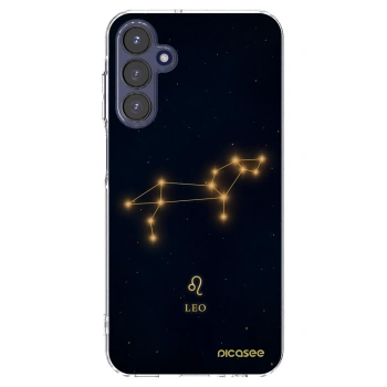 Picasee Samsung Galaxy A15 A155F 4G Hülle - Transparentes Silikon - LEO