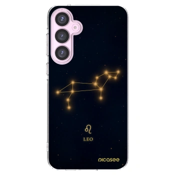 Picasee Samsung Galaxy A55 5G A556B Hülle - Transparentes Silikon - LEO