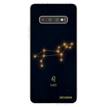 Picasee Samsung Galaxy S10 Plus G975 Hülle - Transparentes Silikon - LEO